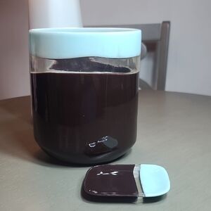 Lucite Like Trash Can And Matching Soap Dish
